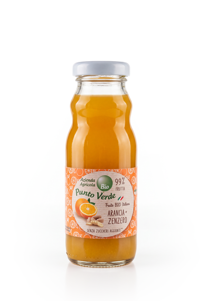 Succo di arancia e zenzero